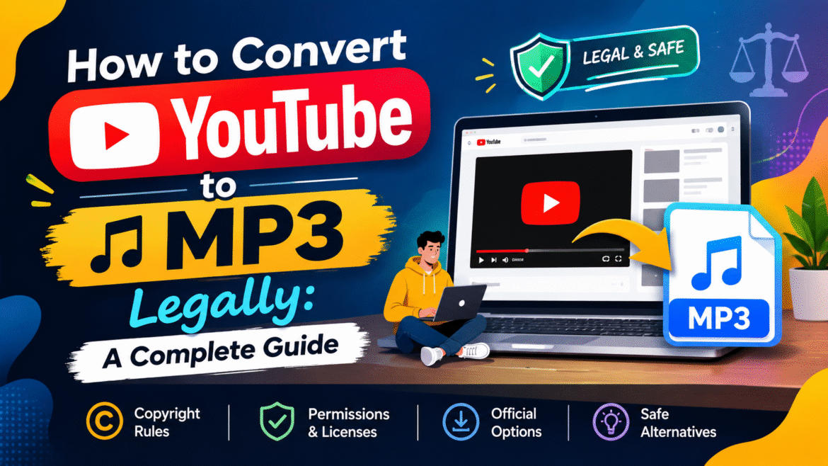 how to convert youtube to mp3 legally